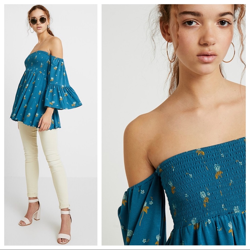 NWT Free People Lana Off The Shoulder Tunic - Picture 2 of 8